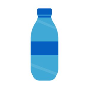 Plastic Bottle Icon Vector Design.