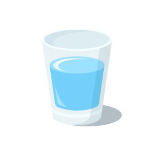 Placeholder product image: engraved shot glasses (orange/blue brand style)
